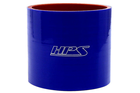 HPS 3-5/8" 4-ply Reinforced Silicone Straight Coupler Hose | Universal (HTSC-362-BLUE)