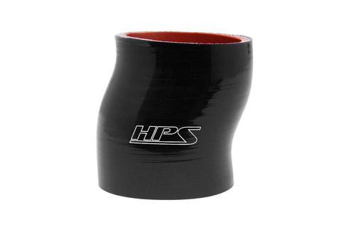HPS 2-1/4" 4-ply Reinforced Silicone Offset Straight Coupler | Universal (HTSOC-225-BLK)