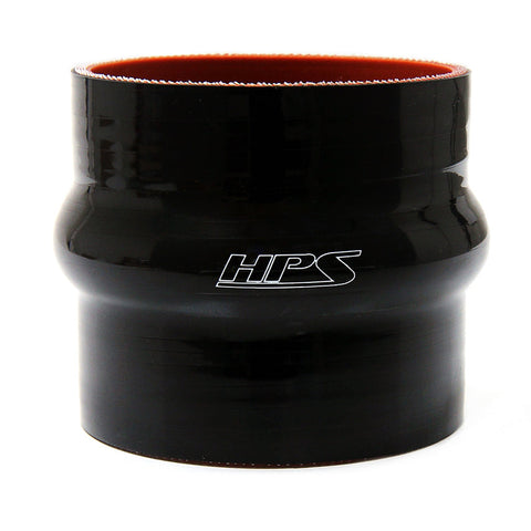 HPS 8" 6-ply Reinforced Silicone Straight Hump Coupler | Universal (HTSHC-800-L6-BLK)