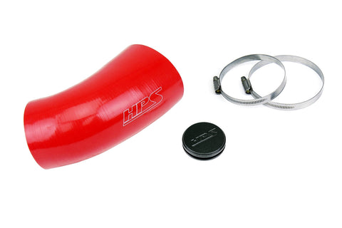 HPS Silicone Post MAF Air Intake Hose Kit | 1999 - 2004 Porsche 911 Carrera (57-2077-RED)
