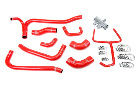 HPS Silicone Radiator Coolant Hose Kit | 2007 - 2014 Ford Mustang GT500 (57-2069-RED)