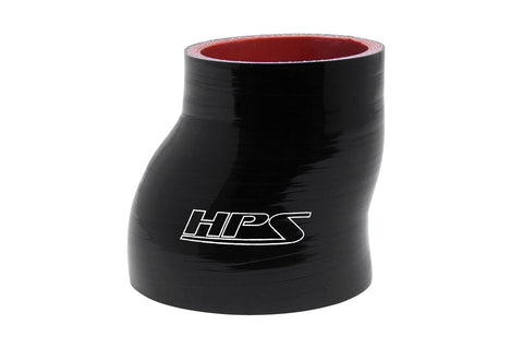 HPS 3" - 3-1/4" 4-ply Reinforced Silicone Offset Coupler Hose | Universal (HTSOR-300-325-BLK)