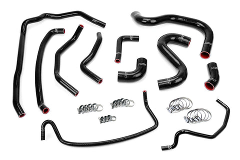 HPS Silicone Radiator + Heater Coolant Hose Kit | 2015 - 2017 Ford Mustang GT   (57-1502-BLK)