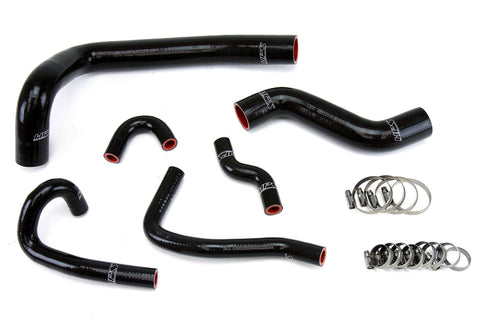 HPS Silicone Radiator + Heater Coolant Hose Kit | 1993 - 1995 Mazda RX-7 (57-1491-BLK)