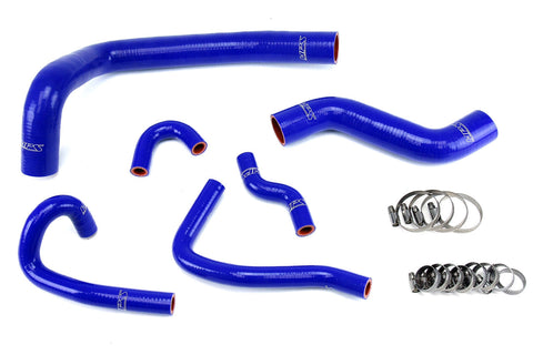 HPS Silicone Radiator + Heater Coolant Hose Kit | 1993 - 1995 Mazda RX-7 (57-1491-BLK)