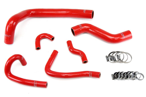HPS Silicone Radiator + Heater Coolant Hose Kit | 1993 - 1995 Mazda RX-7 (57-1491-BLK)