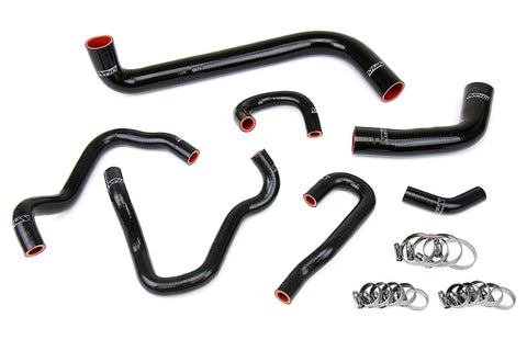 HPS Silicone Radiator + Heater Coolant Hose Kit | 2006 - 2009 Honda S2000 (57-1490-BLK)