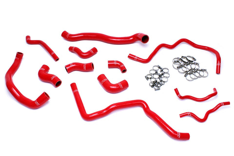 HPS Silicone Radiator + Heater Coolant Hose Kit | 2012 - 2013 Volkswagen Golf R and 2006 - 2008 Volkswagen GTI (57-1476-BLK)