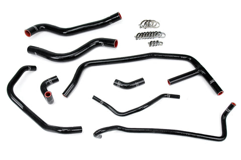 HPS Silicone Radiator + Heater Coolant Hose Kit | 2015 - 2020 Ford Mustang Ecoboost (57-1452-BLK)