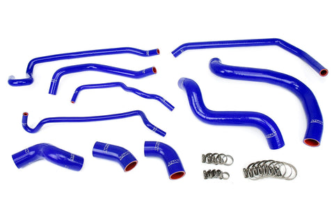 HPS Silicone Radiator + Heater Coolant Hose Kit | 2011 - 2014 Ford Mustang GT (57-1429-BLK)