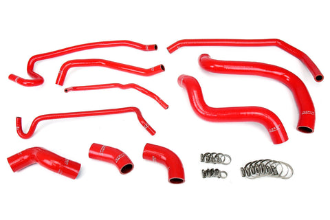 HPS Silicone Radiator + Heater Coolant Hose Kit | 2011 - 2014 Ford Mustang GT (57-1429-BLK)