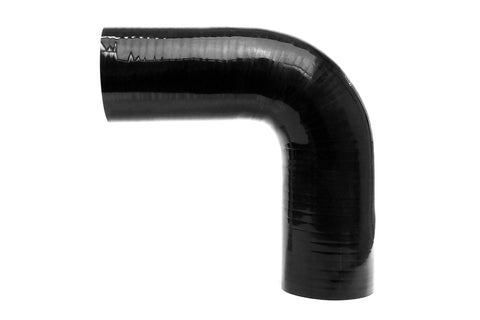 HPS 5/8" 4-ply Reinforced Silicone 90 Degree Elbow Hose | Universal (HTSEC90-062-BLK)