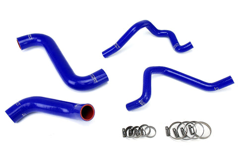 HPS Silicone Radiator + Heater Coolant Hose Kit | 2005 - 2007 Subaru WRX STI (57-1811-BLUE)