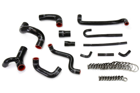 HPS Reinforced Silicone Radiator, Heater and Water Hose Kit | 1988 - 1991 BMW  M3 (57-1209-BLK)