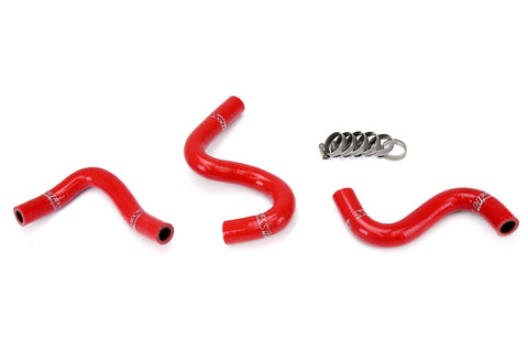 HPS Red Reinforced Silicone Heater Hose Kit | 1983 - 1987 Toyota Corolla AE86 (57-1223-RED)