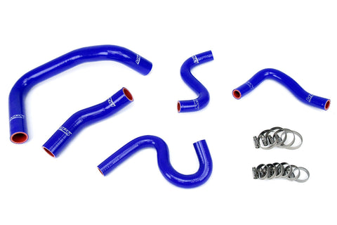 HPS Blue Reinforced Silicone Radiator + Heater Hose | 1985 - 1987 Toyota Corolla AE86 (57-1337-BLUE)