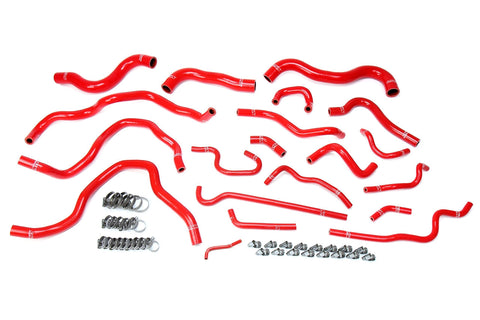 HPS Red Reinforced Silicone Radiator Heater Coolant Hose | 2016 - 2018 Honda Civic (57-1607-RED)