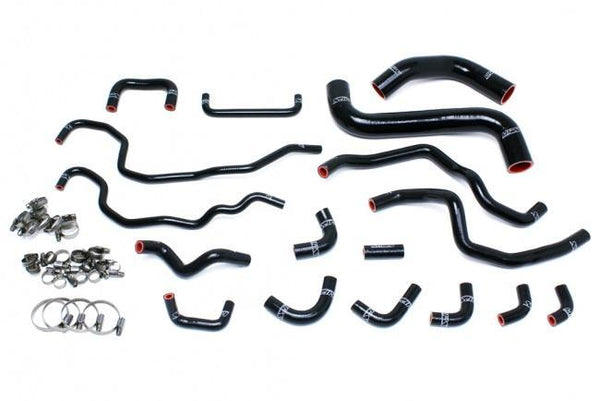 HPS Black Silicone Heater Hose Kit For 99-00 Honda Civic Si B16 DOHC - Part 57-1769-BLK