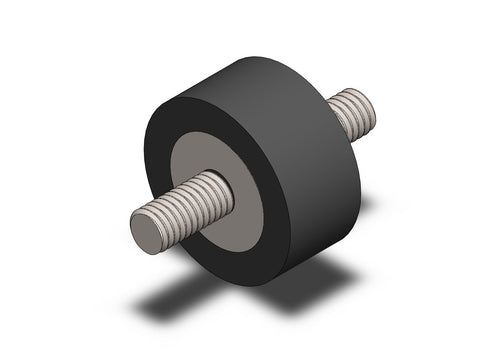 HPS 1/2" Tall M6 Rubber Vibration Mount | Universal (HW-RM6-050)