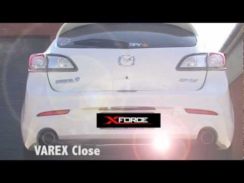 X-Force Catback Exhaust System w/ Varex Middle Muffler | 2010-2013 Mazda 3 Hatch (ES-MZ3-25-VMK-CBS)