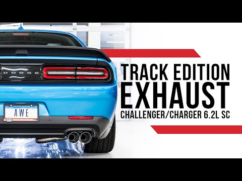 AWE Stock Tips Touring to Track Exhaust Conversion Kit | 2017-2022 Dodge Challenger 6.4L/6.2L (3815-11050)