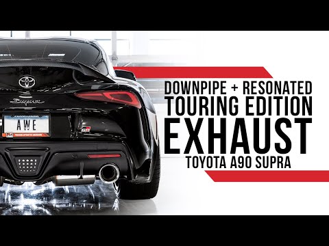 AWE Track to Resonated Touring Exhaust Conversion Kit | 2020-2022 Toyota Supra A90 3.0L Turbo (3815-11054)