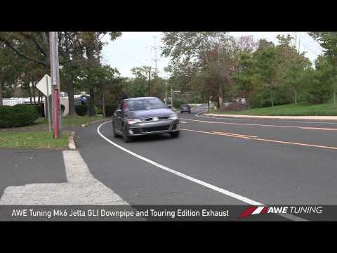 AWE Touring to Track Exhaust Conversion Kit | 2012-2018 VW MK6 Jetta GLI 2.0T, 2016-2018 VW MK6 Jetta 1.4L, and 2018 VW MK6 Jetta 1.8T (3810-11048)