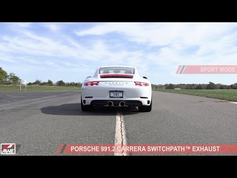 AWE SwitchPath Cat-Back Exhaust | 2017-2019 Porsche 911 Carrera / S (PSE) 991.2 3.0L Turbo (3025-32018)