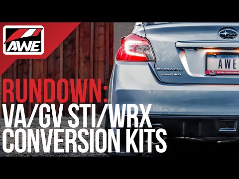 AWE Touring to Track Exhaust Conversion Kit | 2011-2023 Subaru WRX/STI Sedan (3820-41004)
