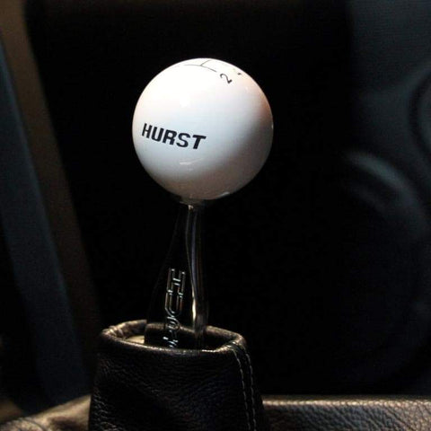 Hurst White 6 Speed Shift Knob M12x1.25 (1630225)