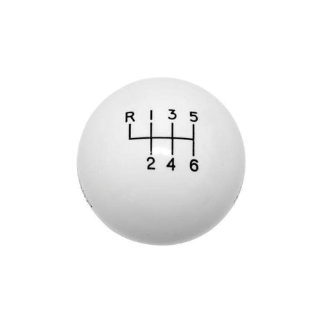 Hurst White 6 Speed Shift Knob M12x1.25 (1630225)