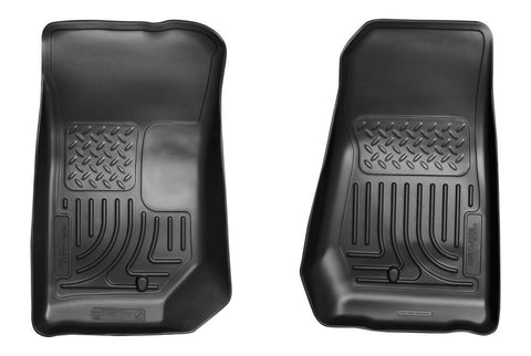 2007-2012 Jeep Wrangler WeatherBeater Black Floor Liners by Husky Liners (18021) - Modern Automotive Performance
