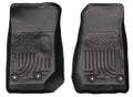 2014 Jeep Wrangler 2/4 Door Weatherbeater Black Front Floor Liners by Husky Liners (18041) - Modern Automotive Performance
