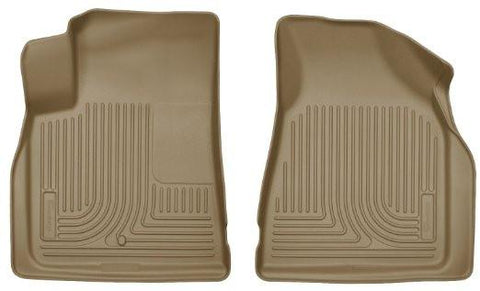 2009-2014 Chevy Traverse/07-14 GMC Acadia Weatherbeater Tan Front Floor Liners by Husky Liners (18213) - Modern Automotive Performance
