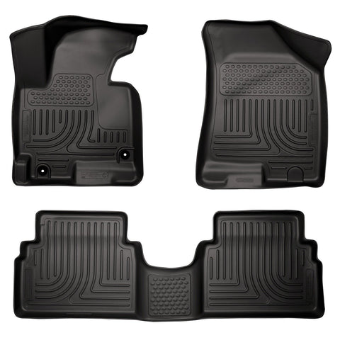 2011-2012 Honda Odyssey WeatherBeater Gray Floor Liners by Husky Liners (18882) - Modern Automotive Performance
