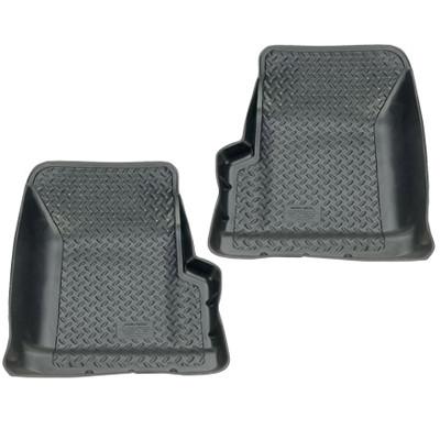 2007-2012 Jeep Wrangler (Base/Unlimited) Classic Style Black Floor Liners by Husky Liners (30521) - Modern Automotive Performance
