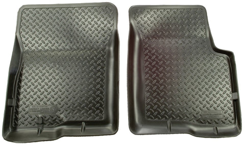 1980-1996 Ford Bronco Full Size Classic Style Black Floor Liners by Husky Liners (33001) - Modern Automotive Performance
