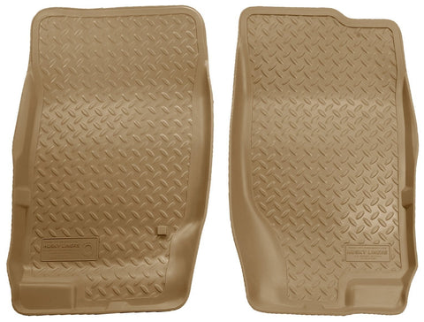 2002-2009 Ford Explorer/03-05 Lincoln Aviator Classic Style Tan Floor Liners by Husky Liners (33753) - Modern Automotive Performance
