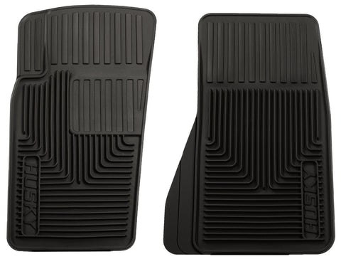 2007-2011 Jeep Wrangler (Base/Unlimited)/02-07 Liberty Heavy Duty Black Front Floor Mats by Husky Liners (51081) - Modern Automotive Performance

