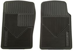 2000-2004 Nissan Frontier/XTerra/85-05 Pontiac GrandAm Heavy Duty Black Front Floor Mats by Husky Liners (51091)