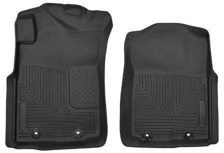 2012-2014 Toyota Tacoma Pickup(Crew / Ext / Std Cab) X-Act Contour Black Front Floor Liners by Husky Liners (53701) - Modern Automotive Performance
