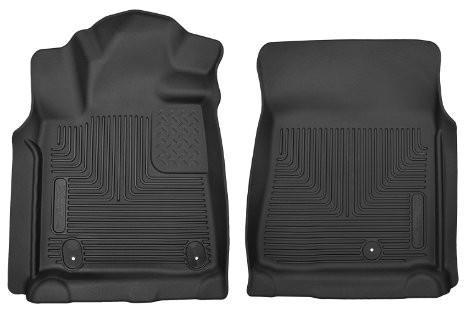 2007-2011 Toyota Tundra Pickup(Crew / Ext / Std Cab) X-Act Contour Black Front Floor Liners by Husky Liners (53731) - Modern Automotive Performance
