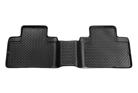 2004-2012 Nissan Titan King/Crew Cab Classic Style 2nd Row Black Floor Liners by Husky Liners (66651) - Modern Automotive Performance
