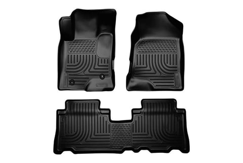 2012-2013 Chevrolet Captiva Sport Weatherbeater Series Black Front & 2nd Seat Floor Liners by Husky Liners (96321) - Modern Automotive Performance
