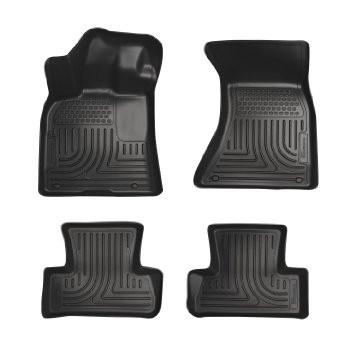 2009-2014 Audi Q5 Weatherbeater Black Front & 2nd Seat Floor Liners by Husky Liners (96411) - Modern Automotive Performance
