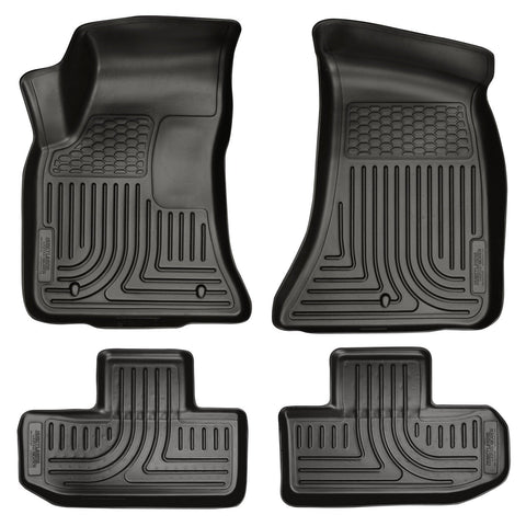 2011-2012 Dodge Challenger WeatherBeater Combo Black Floor Liners by Husky Liners (98071) - Modern Automotive Performance

