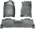 2007-2013 GM Escalade ESV/Avalanche/Suburban WeatherBeater Grey Front/2nd Row Floor Liners by Husky Liners (98262) - Modern Automotive Performance
