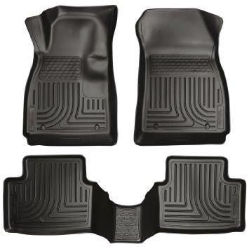2012-2014 Chevrolet Sonic Weatherbeater Black Front & 2nd Seat Floor Liners by Husky Liners (98291) - Modern Automotive Performance

