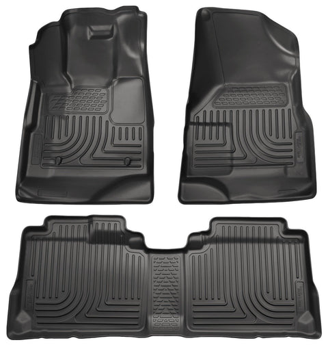 2009-2012 Ford Escape/Mazda Tribute (Base/Hybrid) WeatherBeater Combo Black Floor Liners by Husky Liners (98351) - Modern Automotive Performance
