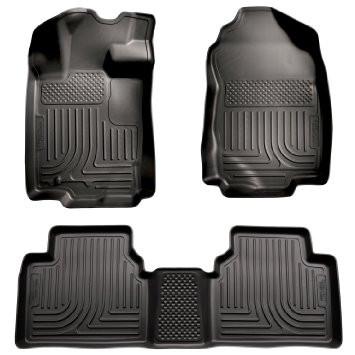 2010-2012 Ford Fusion/Lincoln MKZ (FWD) WeatherBeater Combo Black Floor Liners by Husky Liners (98361) - Modern Automotive Performance
